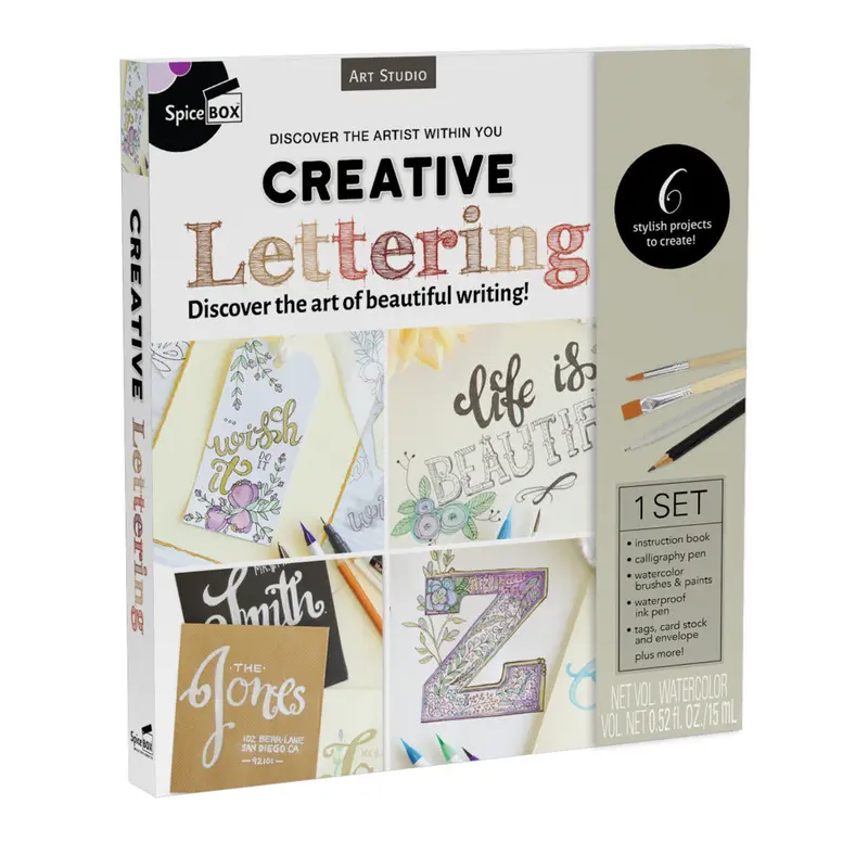 Art Studio Kit, Creative Lettering