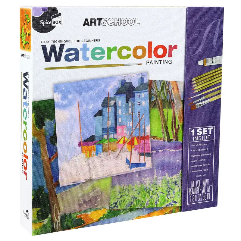 SpiceBox Art School Kit, Watercolor