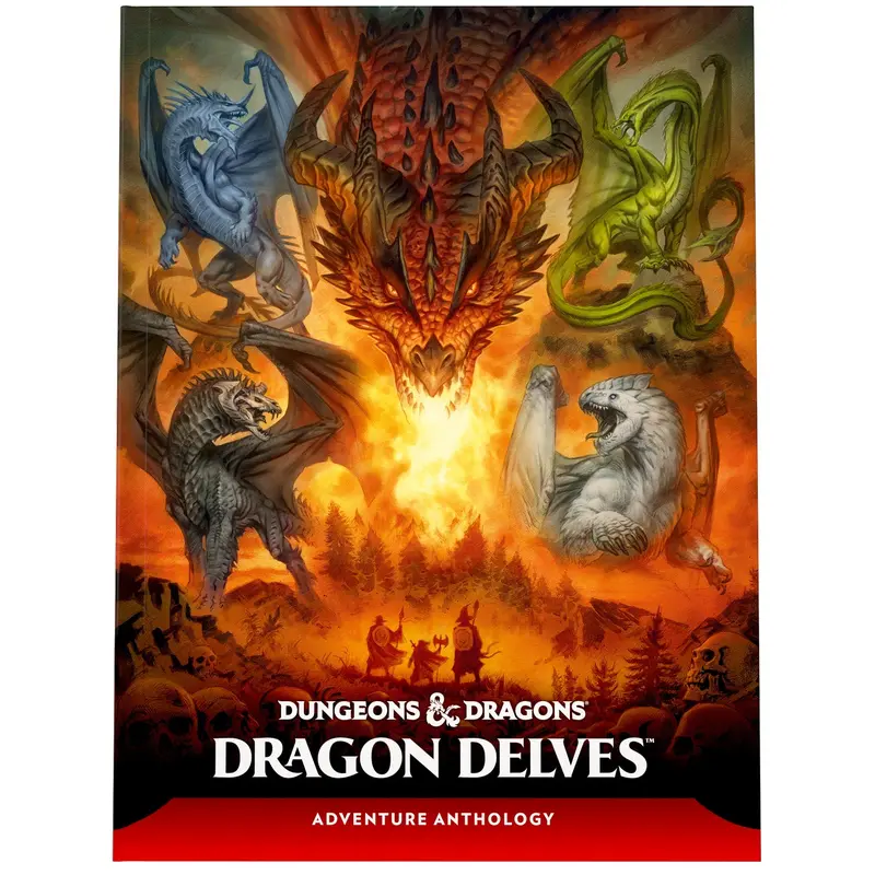 DND RPG DRAGON DELVES AN ADVENTURE ANTHOLOGY HC