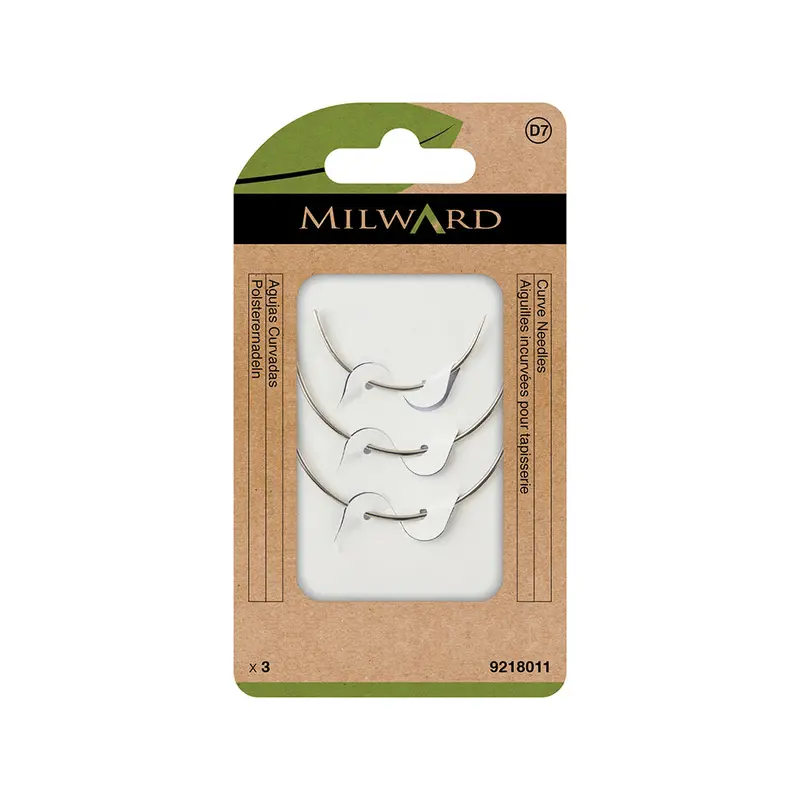 MILWARD GREEN Curved Needles/3-Pc Kit