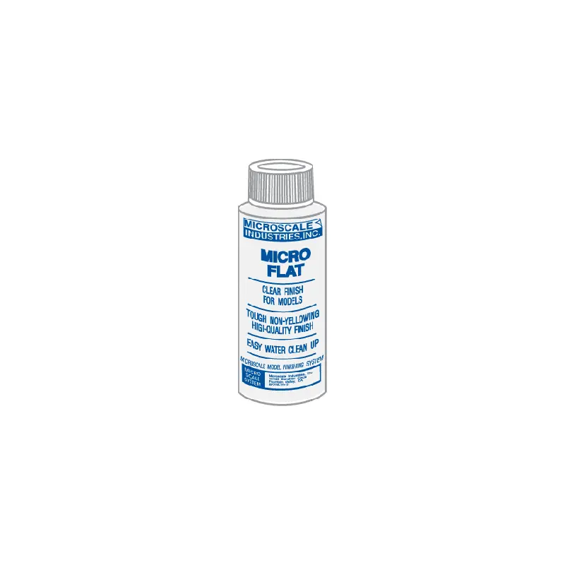 Micro Coat Flat - 1 oz. bottle (Clear Flat finish)