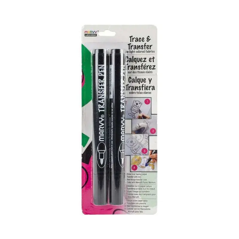 Transfer Pen Set, Black (2pc)