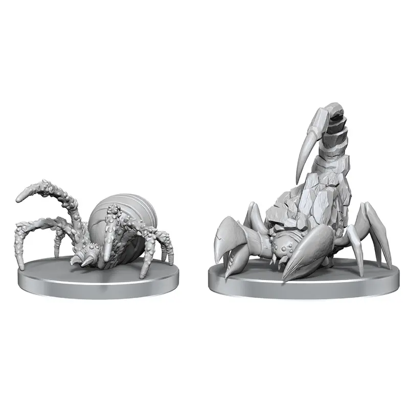 PF UNPAINTED MINIS WV26 CAVE SCORPION & HUNTING SPIDER