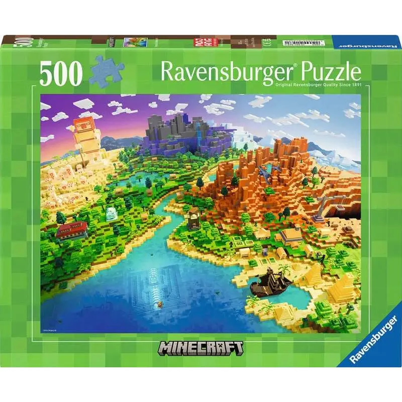 MINECRAFT 500 PIECE PUZZLE