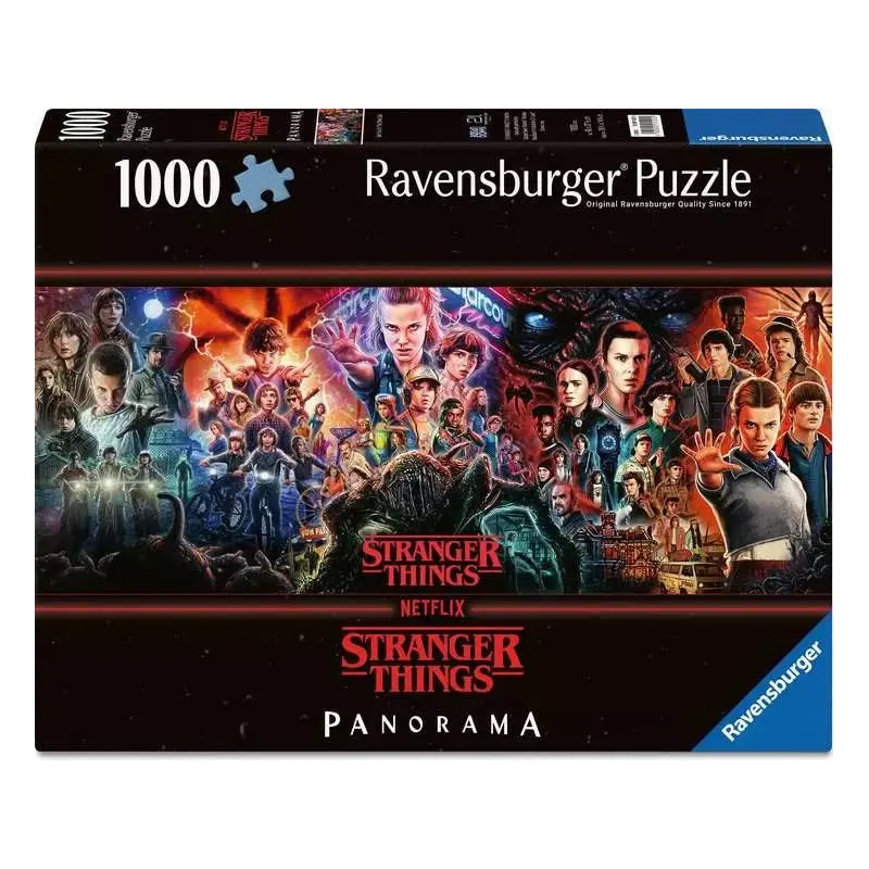 STRANGER THINGS 1000 PIECE PUZZLE PANORAMIC